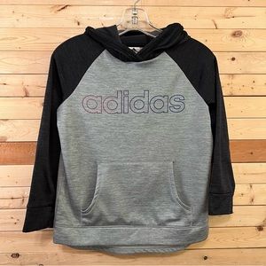 Adidas hoodie Activewear Pull Up Jacket Kids size L (12/14)